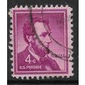 USA 1954 LIBERTY ISSUE 4c BRIGHT PURPLE LINCOLN...