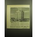 1958 Hilton Hotels Ad - Latin America's Tallest and Largest Hotel Habana Hilton