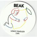 UNUSED KEG CLIP FRONT - BEAK BREWERY - LEMO/RADLER