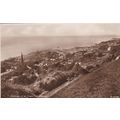 ED 145 VENTNOR FROM THE DOWNS. PRINTED POSTCARD.