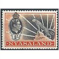 Nyasaland 1938 SG138 1s Black & Orange Mounted ...