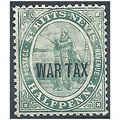 St. Kitts Nevis 1916 SG22 1/2d Dull Blue-Green ...