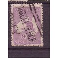 australia stamp kangaroo sg39 9d violet used