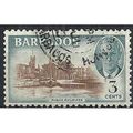 Barbados 1950 SG273 3c Reddish-Brown & Blue-Gre...