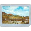 NH Woodsville Covered Bridge Postcard Covered B...