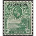 Ascension Island 1922 SG2 1d Green Mounted Mint...