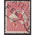 Australia 1913 SG2 Used Kangaroos/Animals (D-955)