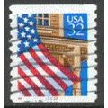 Used 2913 32c U.S. Flag Over Porch Fine CNS 333...