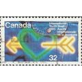 CANADA, International Youth Year, blue 1985, 32c, #3