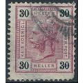 Emperor Franz Josef I: 30k - Austria 1899 - FH ...