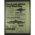 1978 Bush Hog Model 207, 220 Flex-Wing Ad