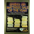 1980 Spring Air Mattress Ad - Sale of the Year