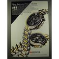 1986 Citizen Chronograph Ad - Show Them Your Time is Valuable