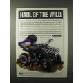1995 Kawasaki Lakota 300 ATV Ad - Haul of the Wild