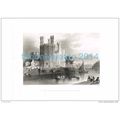 EAGLE TOWER, CAERNARVON CASTLE, WALES, BARTLETT...