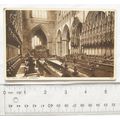 vintage postcard The Choir, Chester Cathedral