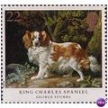 Great Britain 1991 Dogs 22p King Charles Spanie...