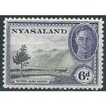Nyasaland 1945 SG150 6d Black & Violet Mounted ...
