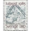 SWEDEN, CHRISTMAS, Angels, brown 1985, 1.80