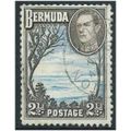 Bermuda 1941 SG113a 2 1/2d Light Blue & Sepia B...
