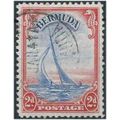 Bermuda 1940 SG112a 2d Ultramarine & Scarlet Fi...