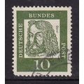 GERMANY 1961 FAMOUS GERMANS 10pf VALUE USED SG1...