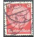 Germany 1934 - 12pf carmine - President Von Hin...