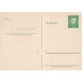 Germany 1950 10pf Heuss Postal Card unused VGC