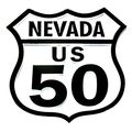 Route 50 Nevada Road Sign Fridge Magnet