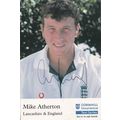 Mike Atherton Hand Signed Cornhill Cricket Test...