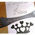 DOG CAT PET FOOD FORK STAINLESS STEEL SPORK WIT...