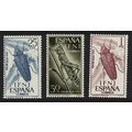 Ifni Beetle Locust Insects 3v 1964 MNH SG#198-2...