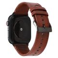 Oil Wax Crazy Horse Texture Genuine Leather Str...