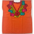 Multicolor Roses Bouquet Embroidered Cotton Can...