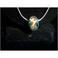 Glass Bead Necklace - Green Turquois