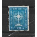 Australia.1963 Christmas "Peace on Earth.." iss...