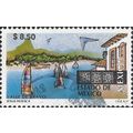 MEXICO, Valle de Bravo, Boats, blue 1997, $8.50