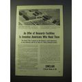 1951 Sinclair Oil Ad - An Offer of Research Facilities