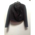 BCBG MAXAZRIA BLACK BOXY SMART JACKET LARGE RET...