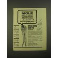 1967 Mole Self-Grip Wrench Ad - Locks on leaving hands free for other work