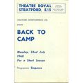 BACK TO CAMP Tommy Osborne, Jean Fredericks The...