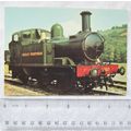 postcard G.W.R 0-4-2T at Buckfastleigh