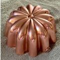 Flower Copper Tone Jello Mold Wall Hanging Meta...