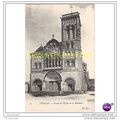 VEZELAY, FACADE DE L'EGLISE DE LA MADELEINE, FR...
