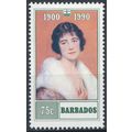 90th Birthday of The Queen Mother: 75c - Barbad...