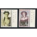 Croatia Europa Famous Women 2v Margins 1996 MNH...