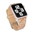 Glitter Sequins Leather Replacement Strap Watch...