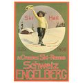 Crosses Ski Rennen 1908 Schweiz Engelberg Skiin...