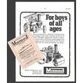 MALINS LTD., MAMOD STEAM : 2 x Original 1950 & ...