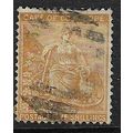 CAPE OF GOOD HOPE QV 1887 5/- ORANGE USED SG54